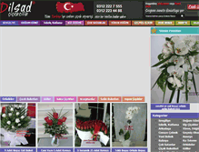 Tablet Screenshot of dilsadcicekcilik.com